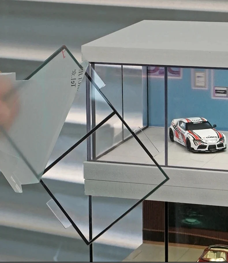 Miniature Car Garage Display - 1 Storey
