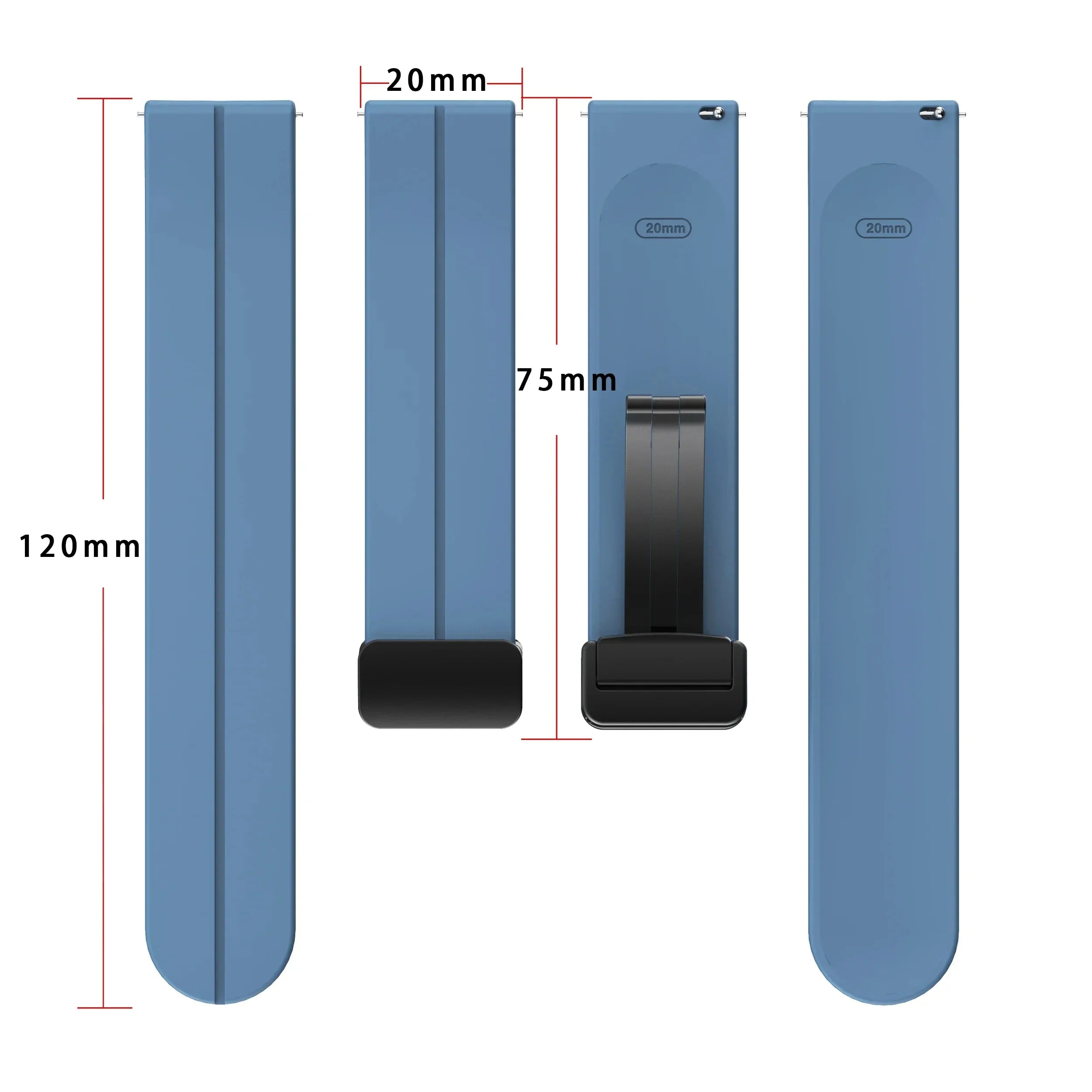 Magnetic Silicone Watch Strap