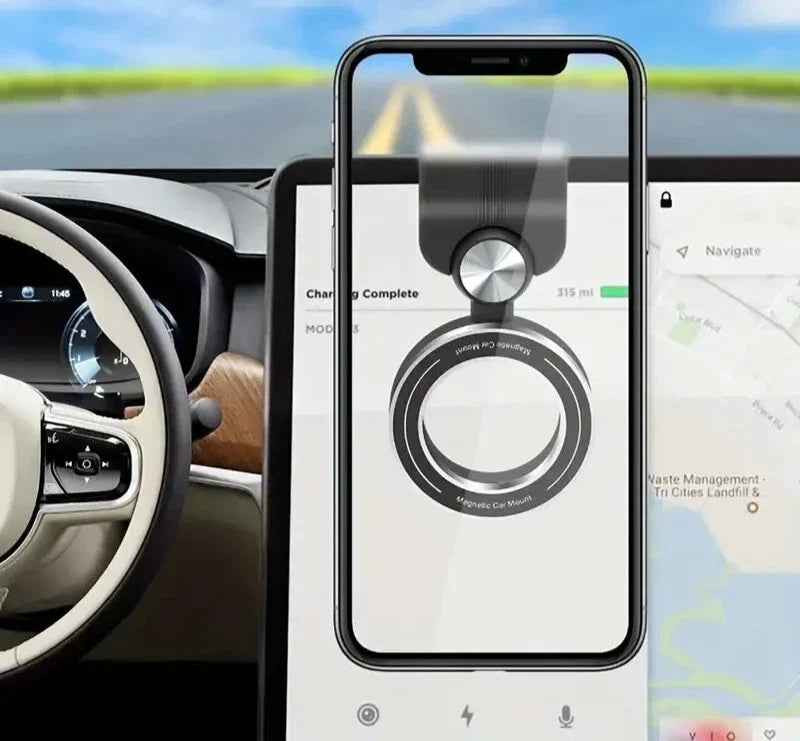 Bendable Magnetic Rotating Phone Holder