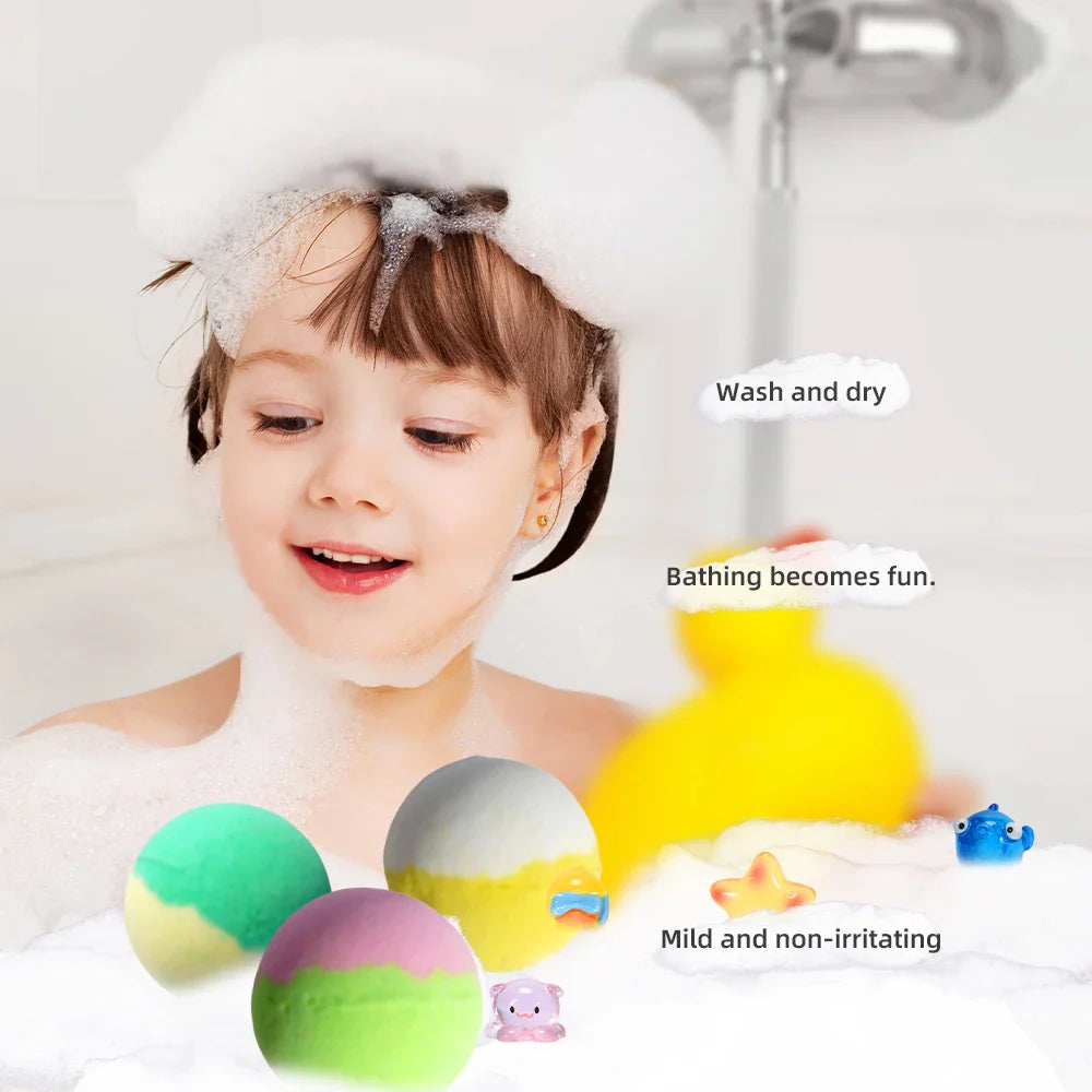 #1 Bath Bombs for Kids with Toys Inside