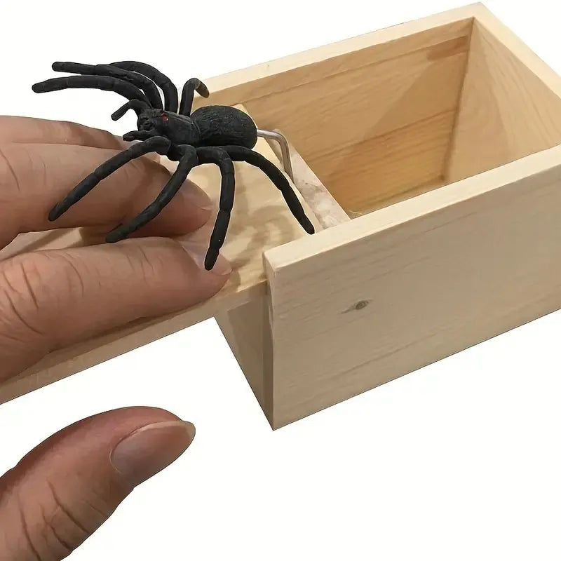 Wooden Prank Toy Box
