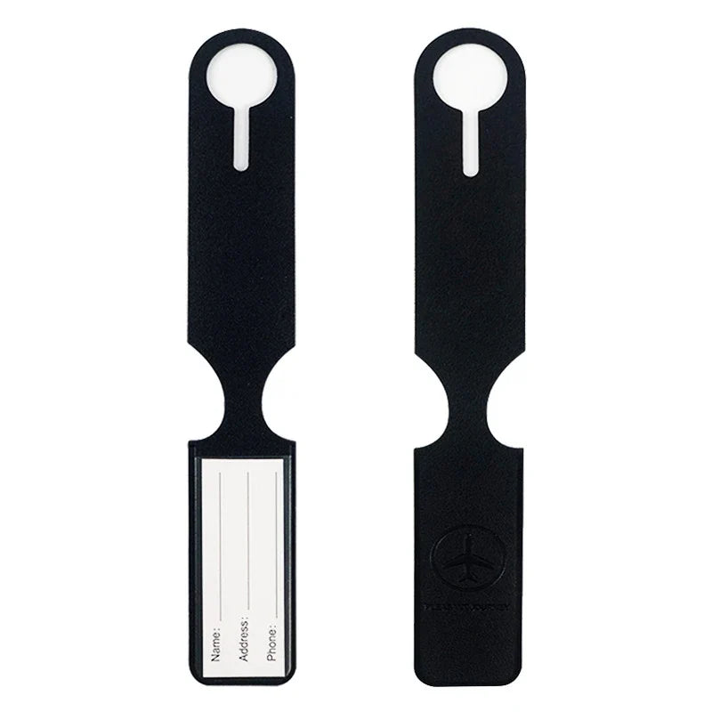Portable Leather Luggage Tag