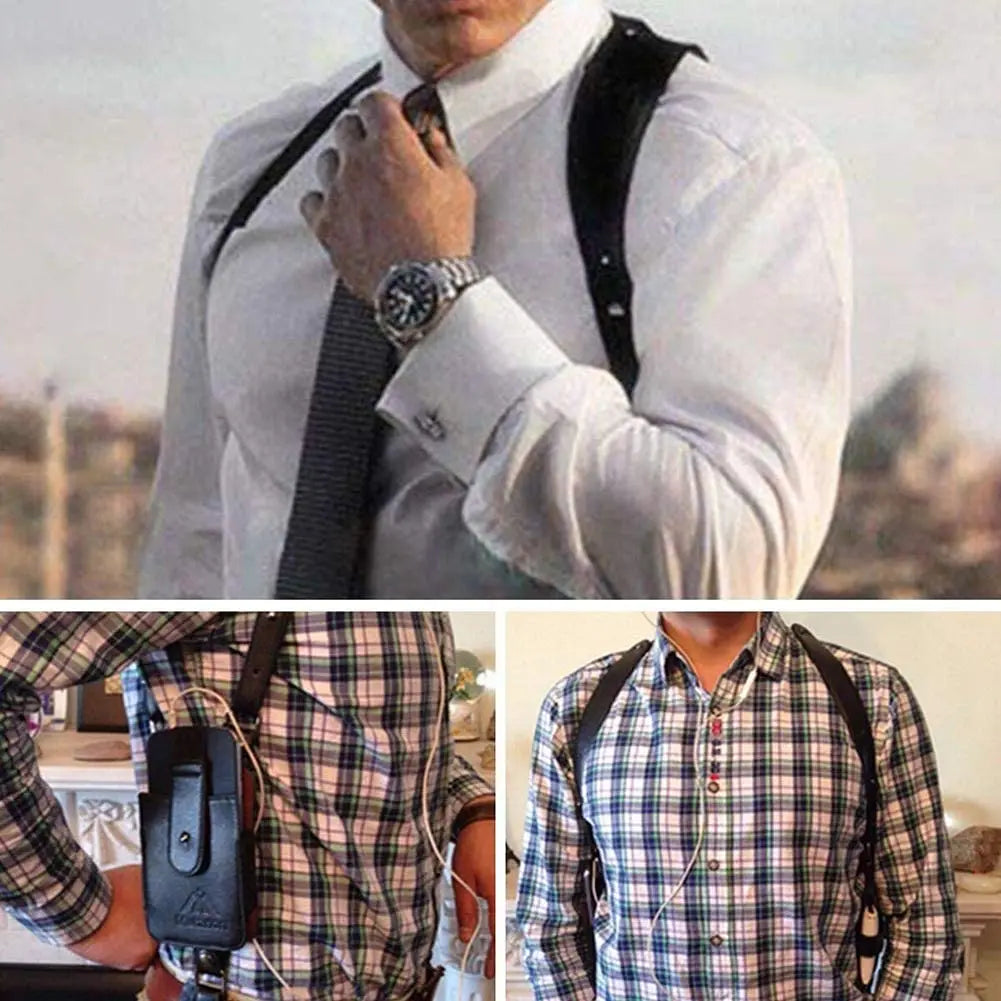 Retro Shoulder Double Pocket Holster