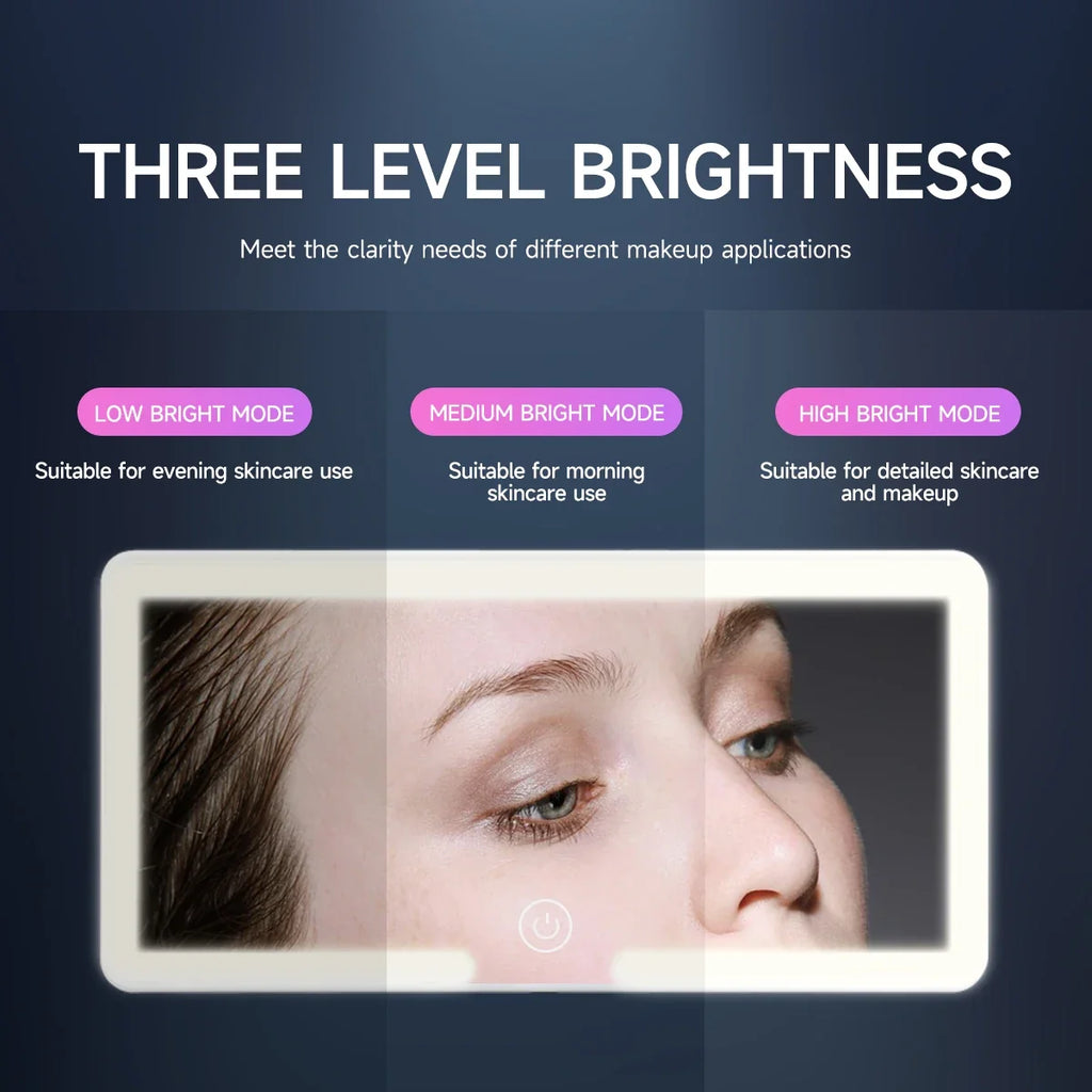 Universal Rechargeable Car Sun Visor LED Mirror