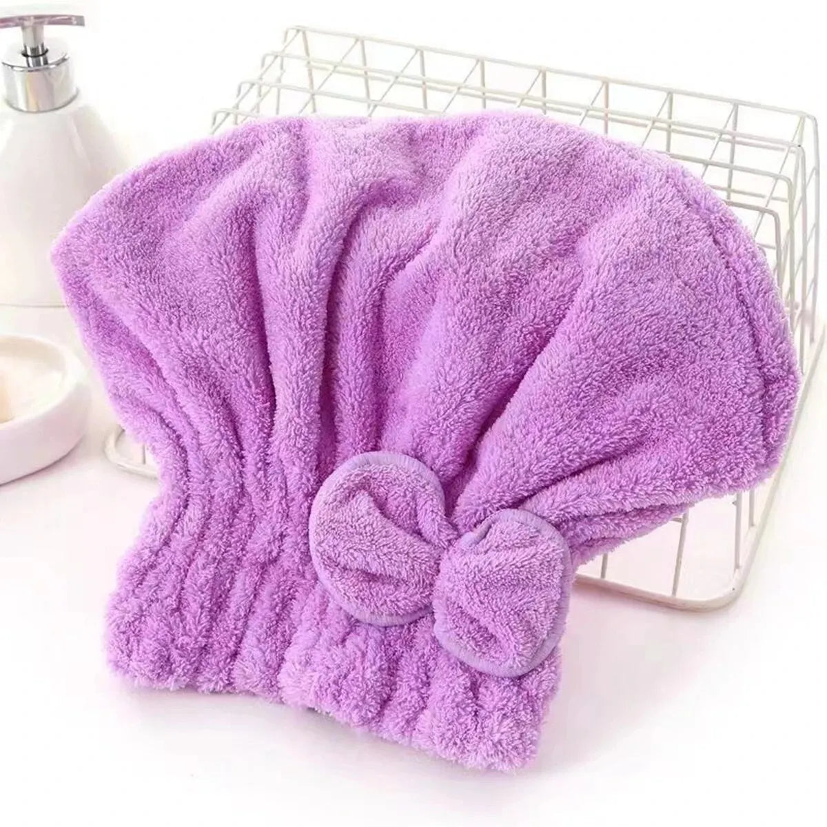 Microfiber Hair Drying Shower Turban