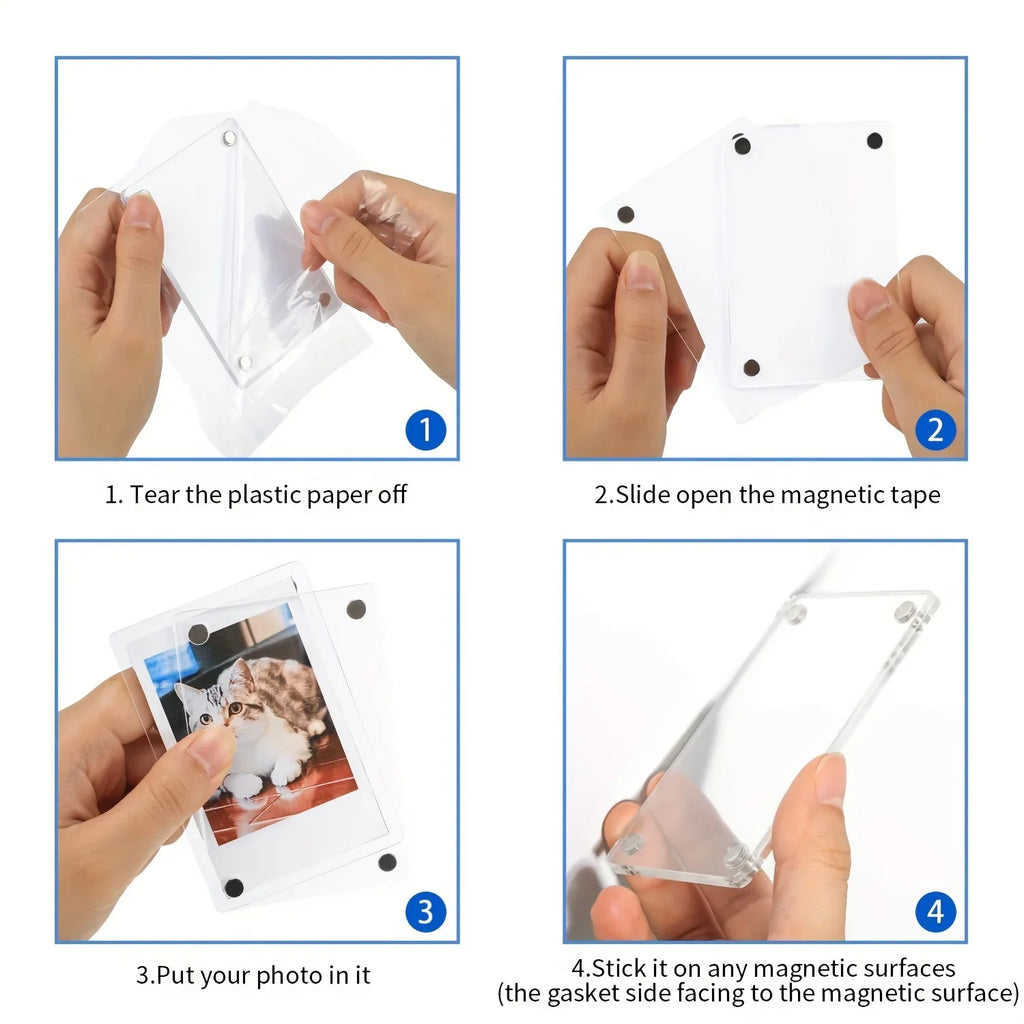 Acrylic Magnetic Photo Frame