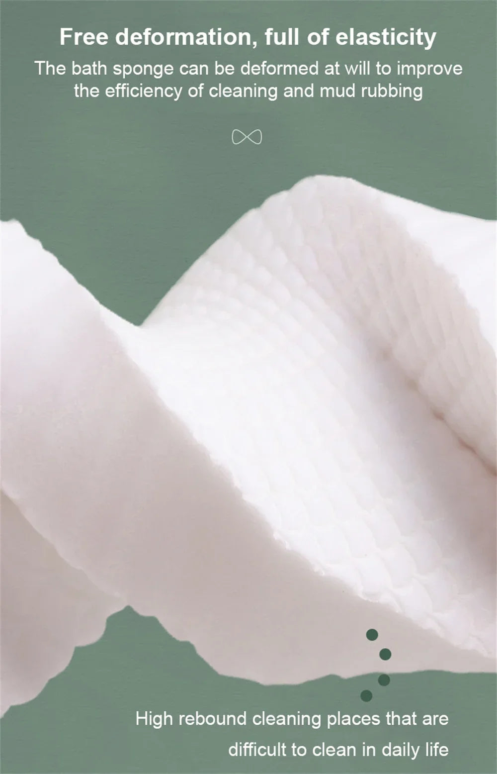Exfoliating Bath Scrubbing Sponge