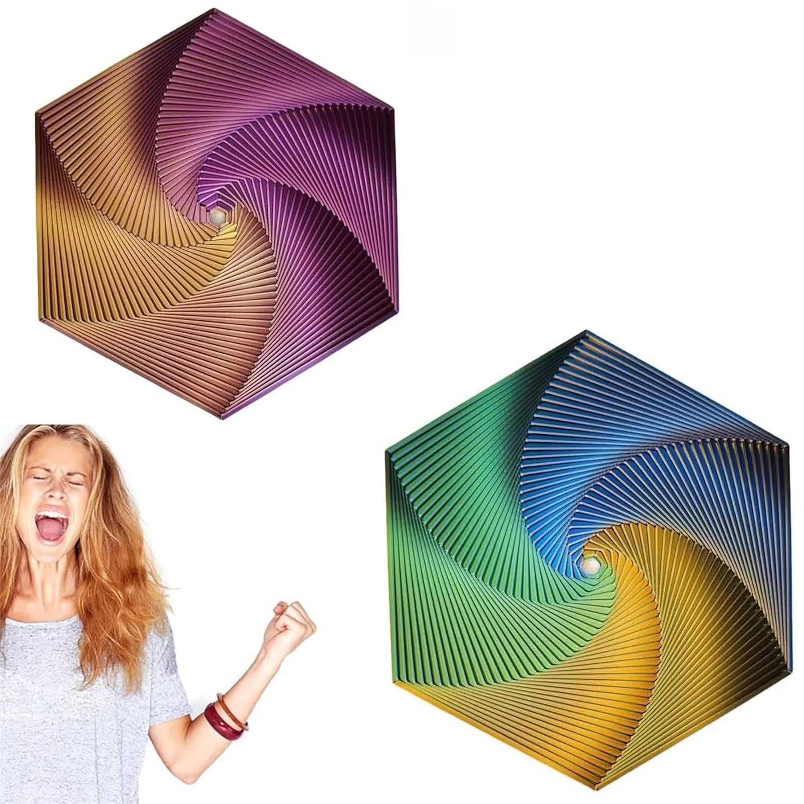 Mini SpiralWave Fidget Illusion