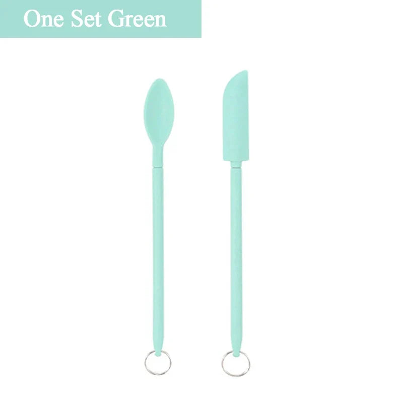 Retractable Silicone Scraper Spoon
