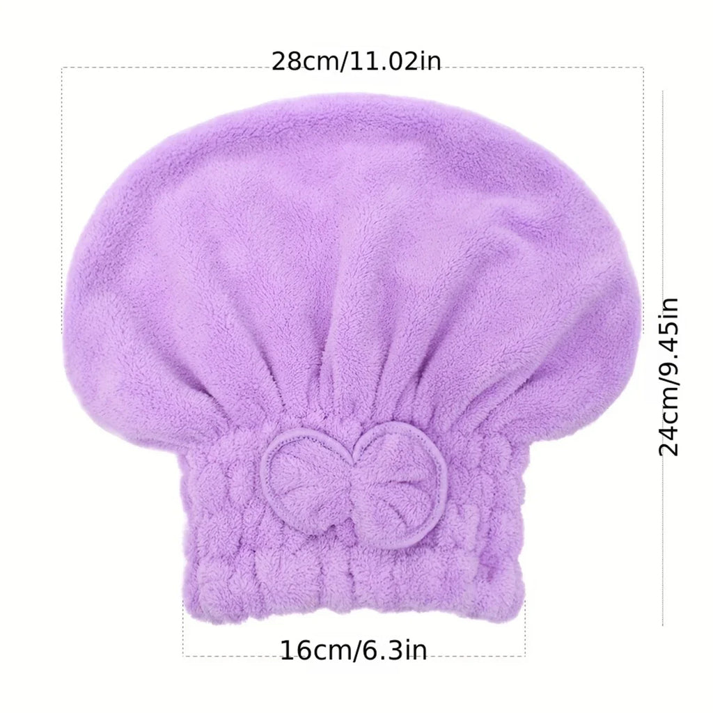 Microfiber Hair Drying Shower Turban