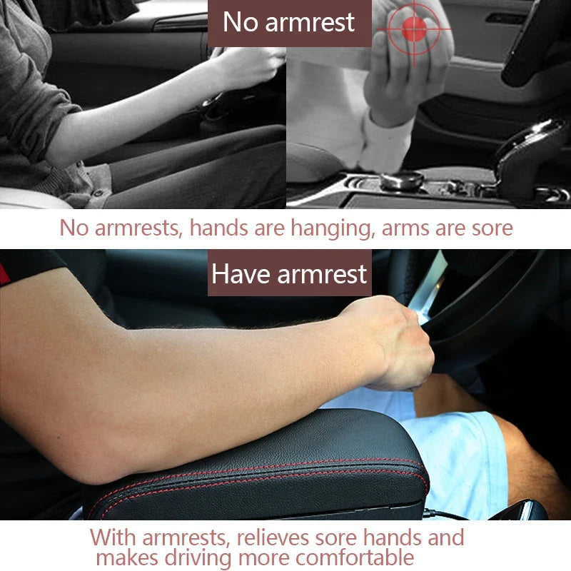 Universal Car Armrest Cushion Organizer