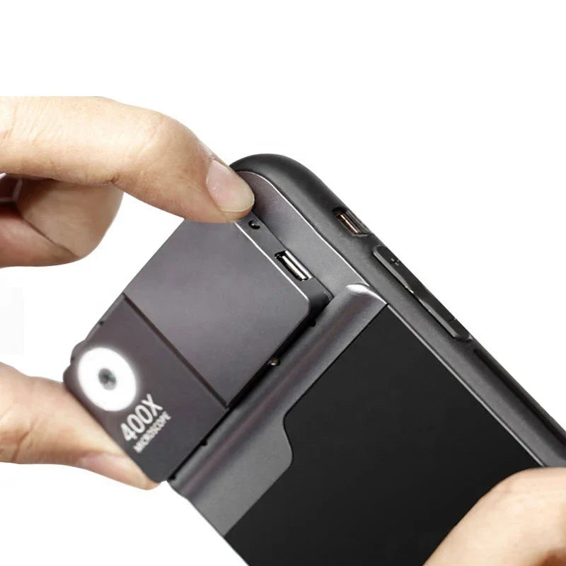 Multi-Functional 400X Microscope iPhone Case
