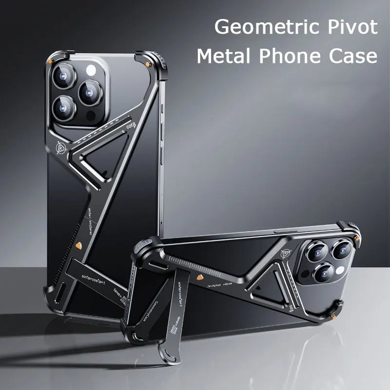 Geometric Metal Alloy IPhone Case