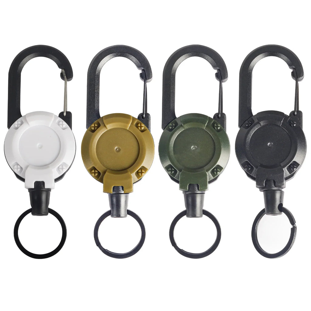 Anti-theft Metal Elastic Keychain