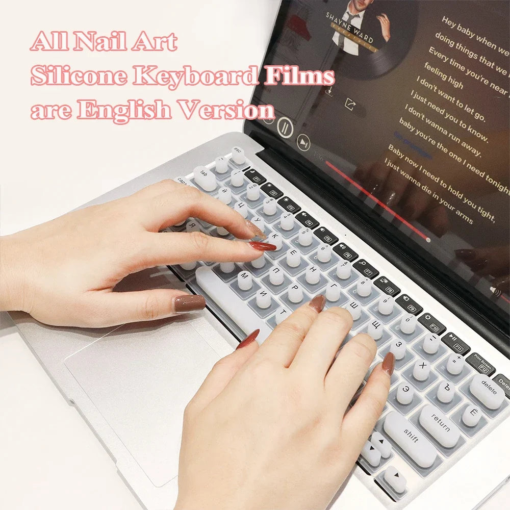 Silicone NailGuard Keyboard Shield