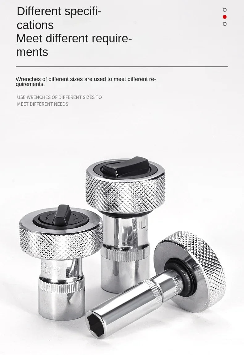 Reversible Mini Ratchet Socket Wrench