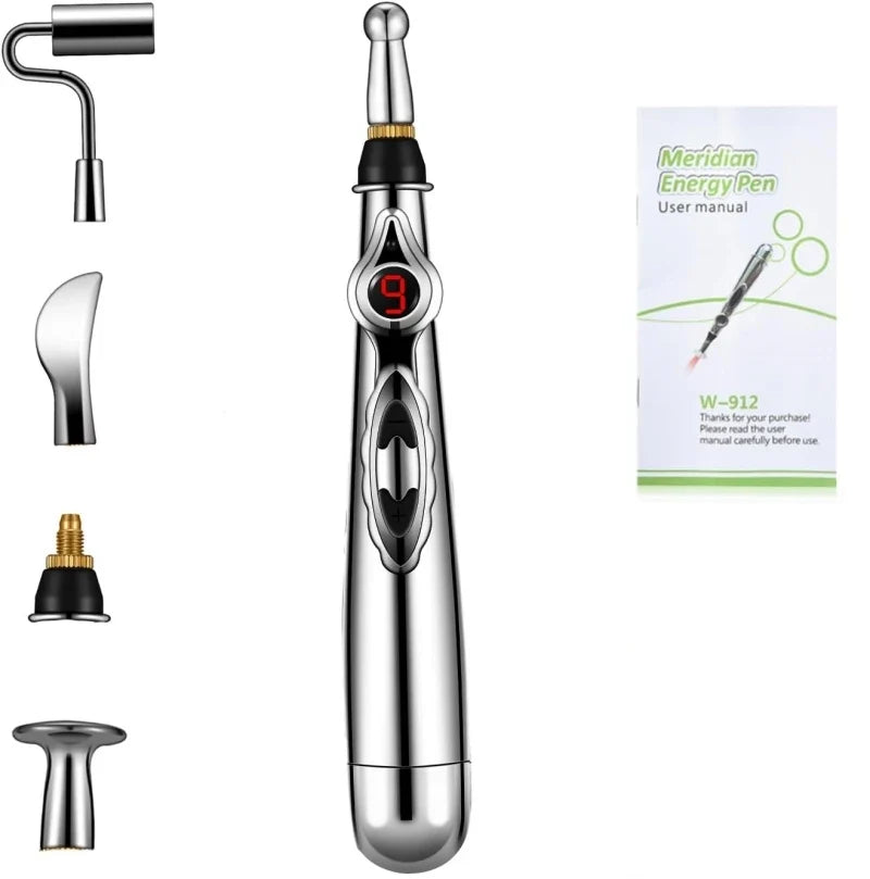 Multifunctional Acupuncture Massage Pen - 5 Heads
