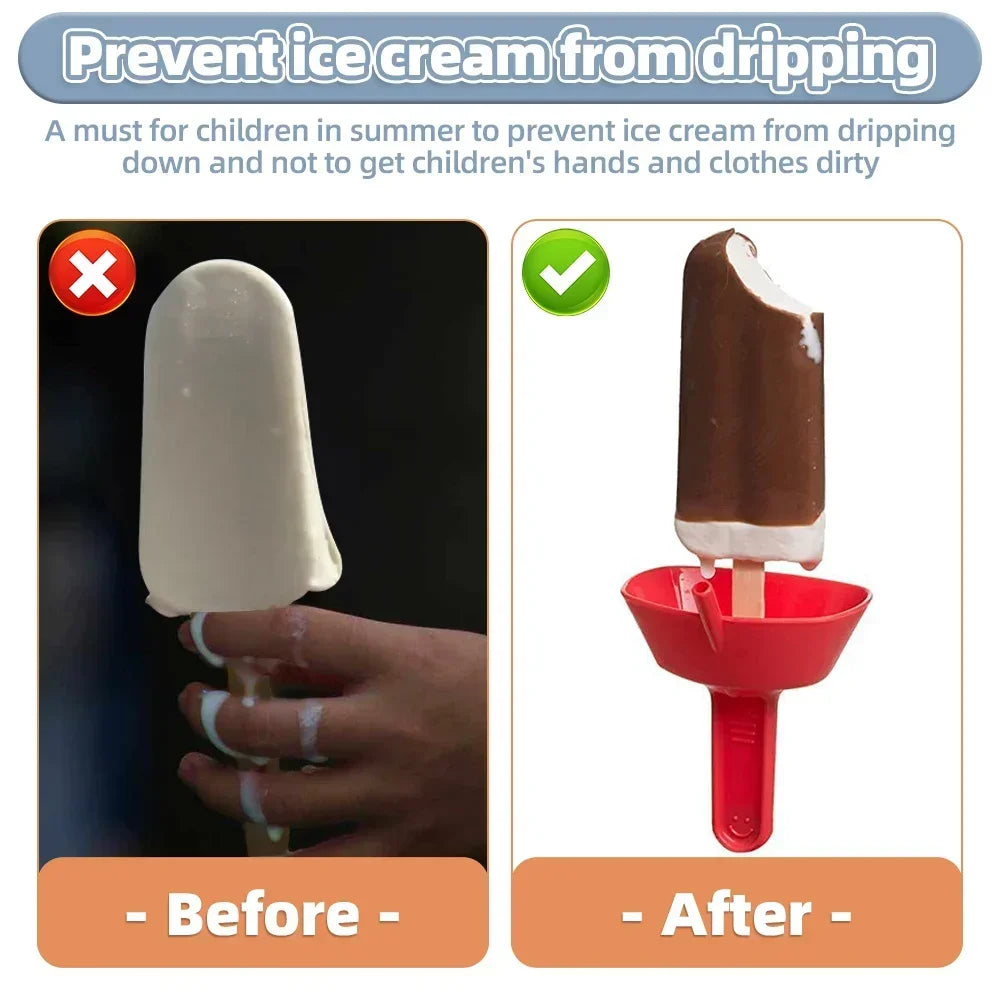 Popsicle Holder with Straw
