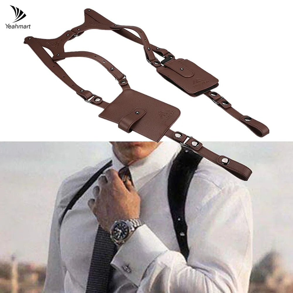 Retro Shoulder Double Pocket Holster