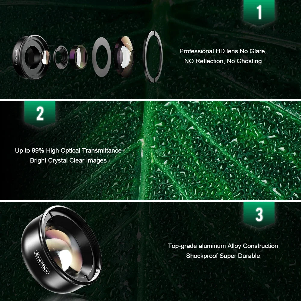 4K HD Phone Camera Macro Lens