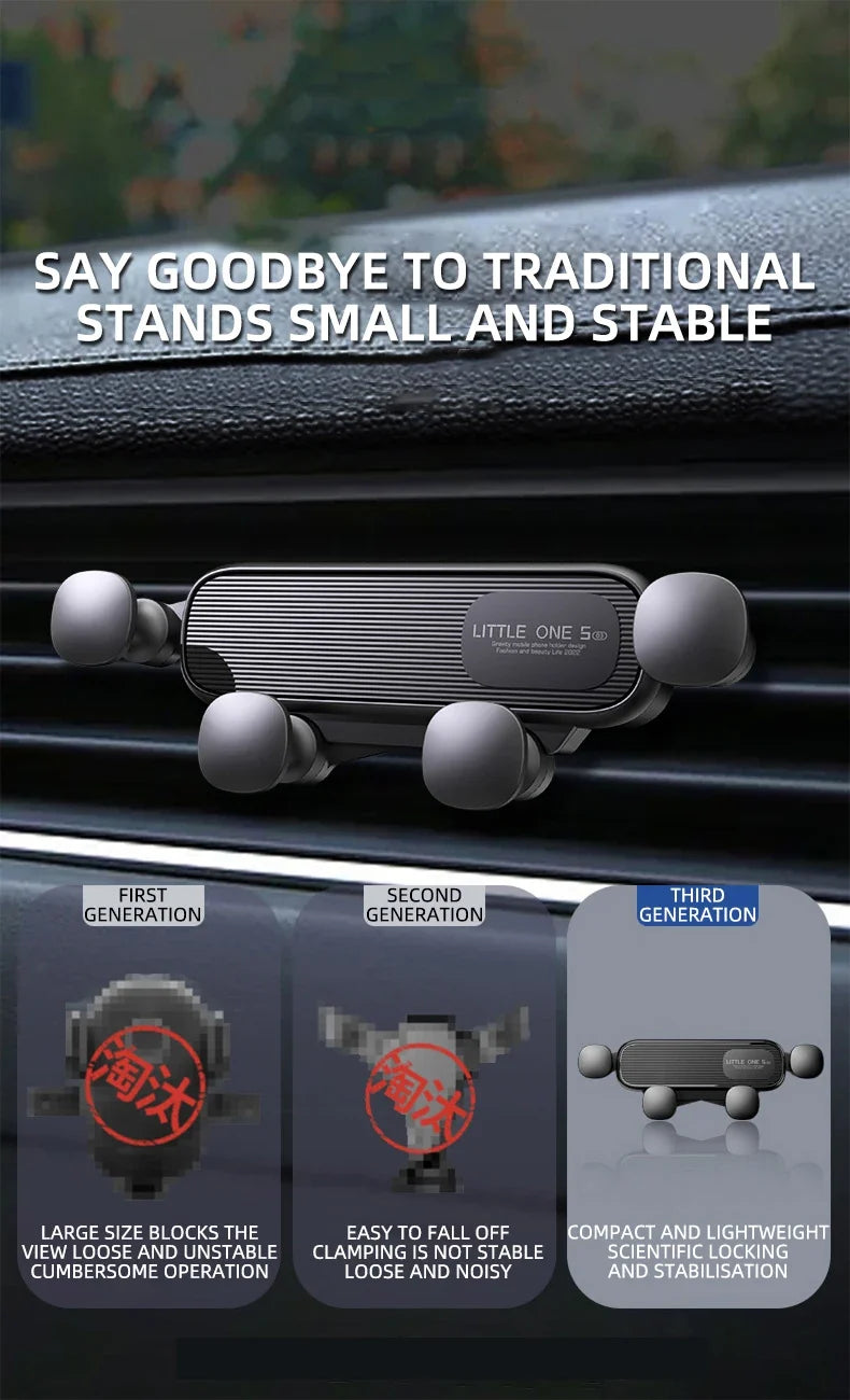 360 Rotatable Car VentLock Mobile Holder