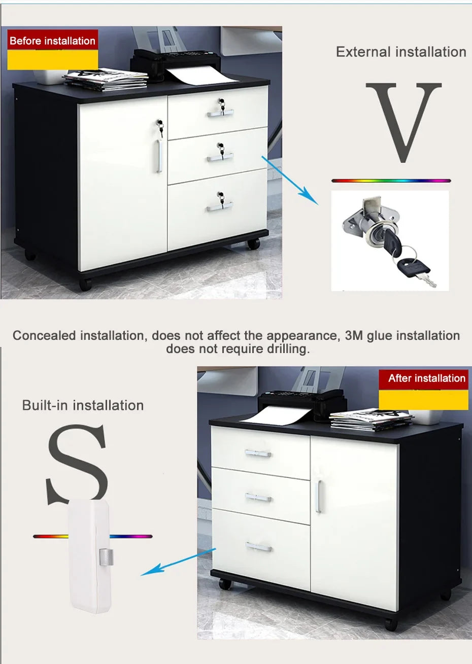 Smart Hidden  Cabinet Lock