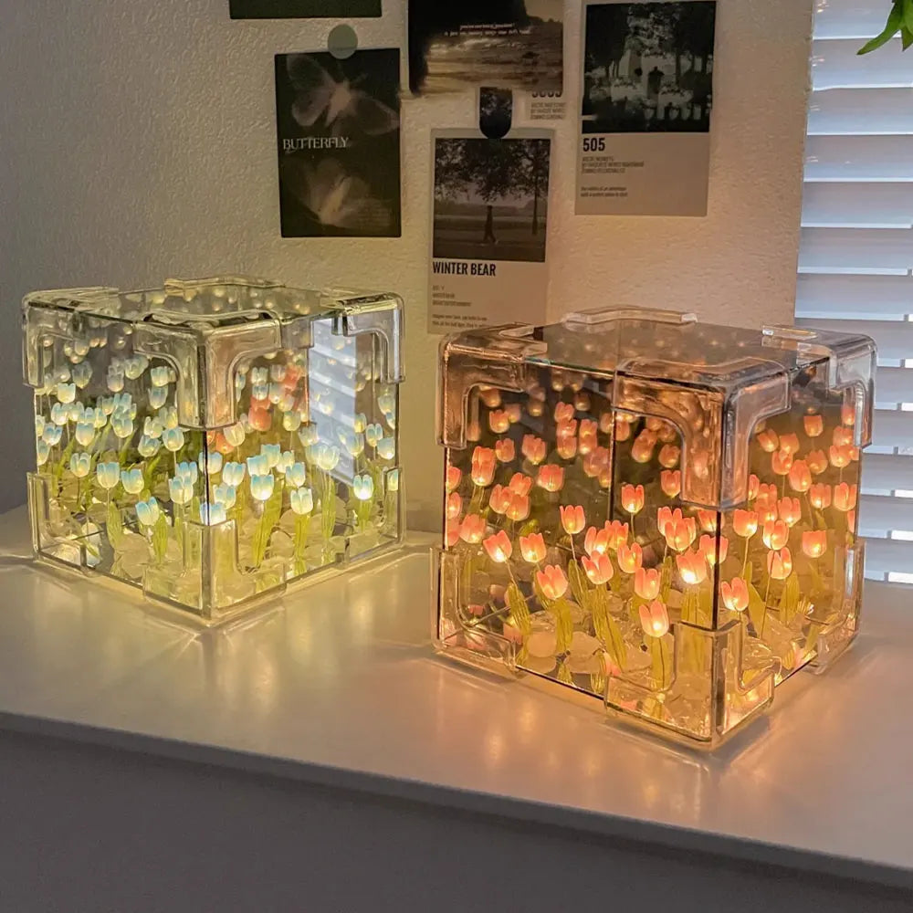 DIY Tulip Night Lamp