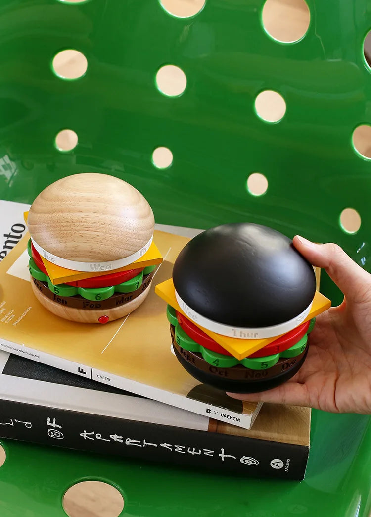 Creative Hamburger Calendar
