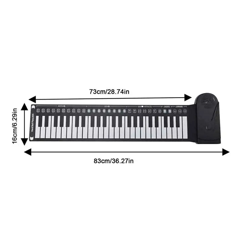 Foldable Electric Keyboard Mat