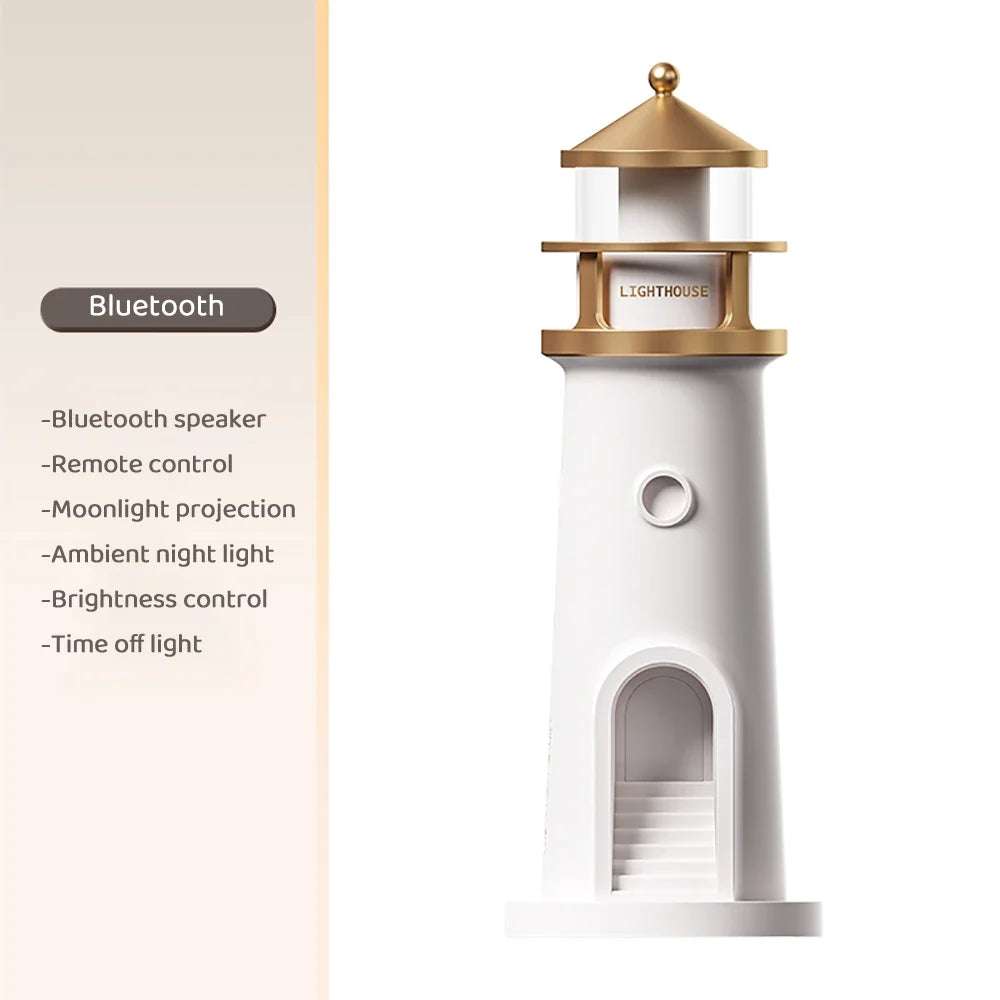 Lighthouse Moon Projection Room Decor