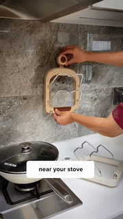 Suction Cup Pot Lid Rack