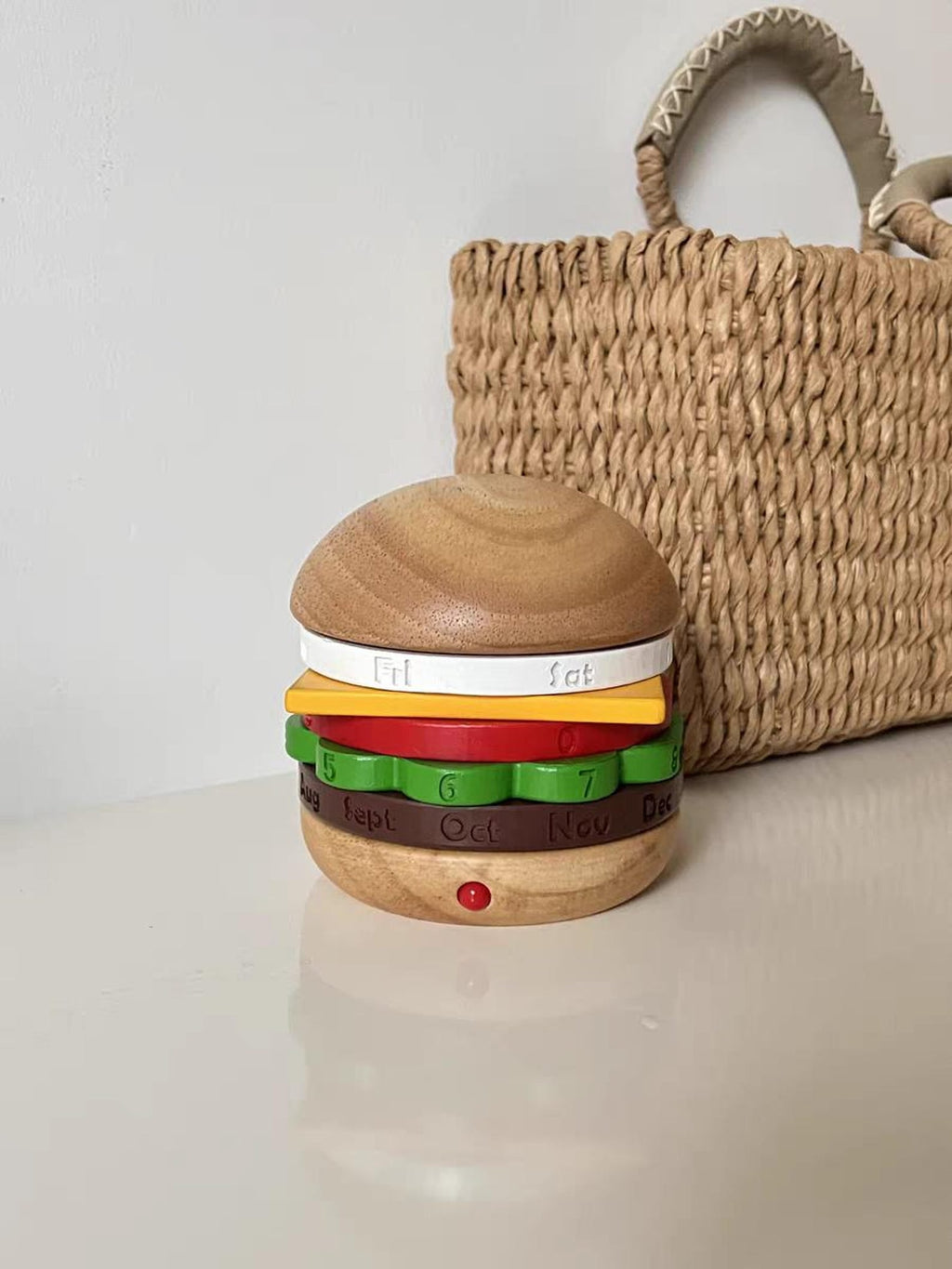 Creative Hamburger Calendar