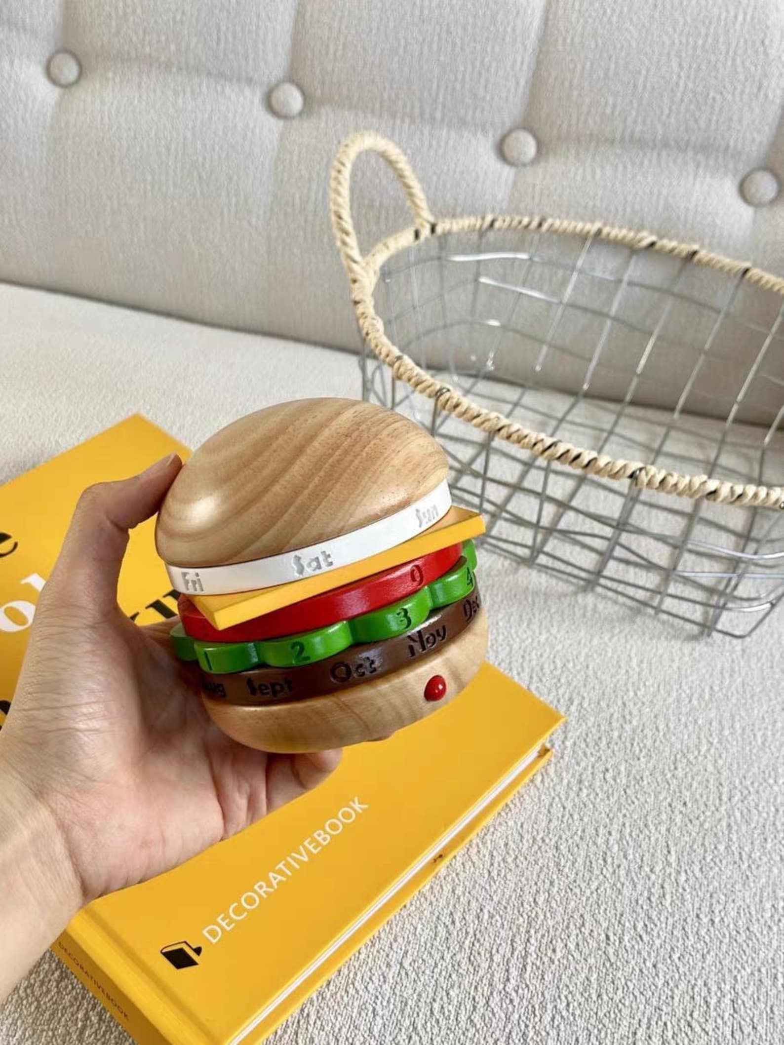 Creative Hamburger Calendar