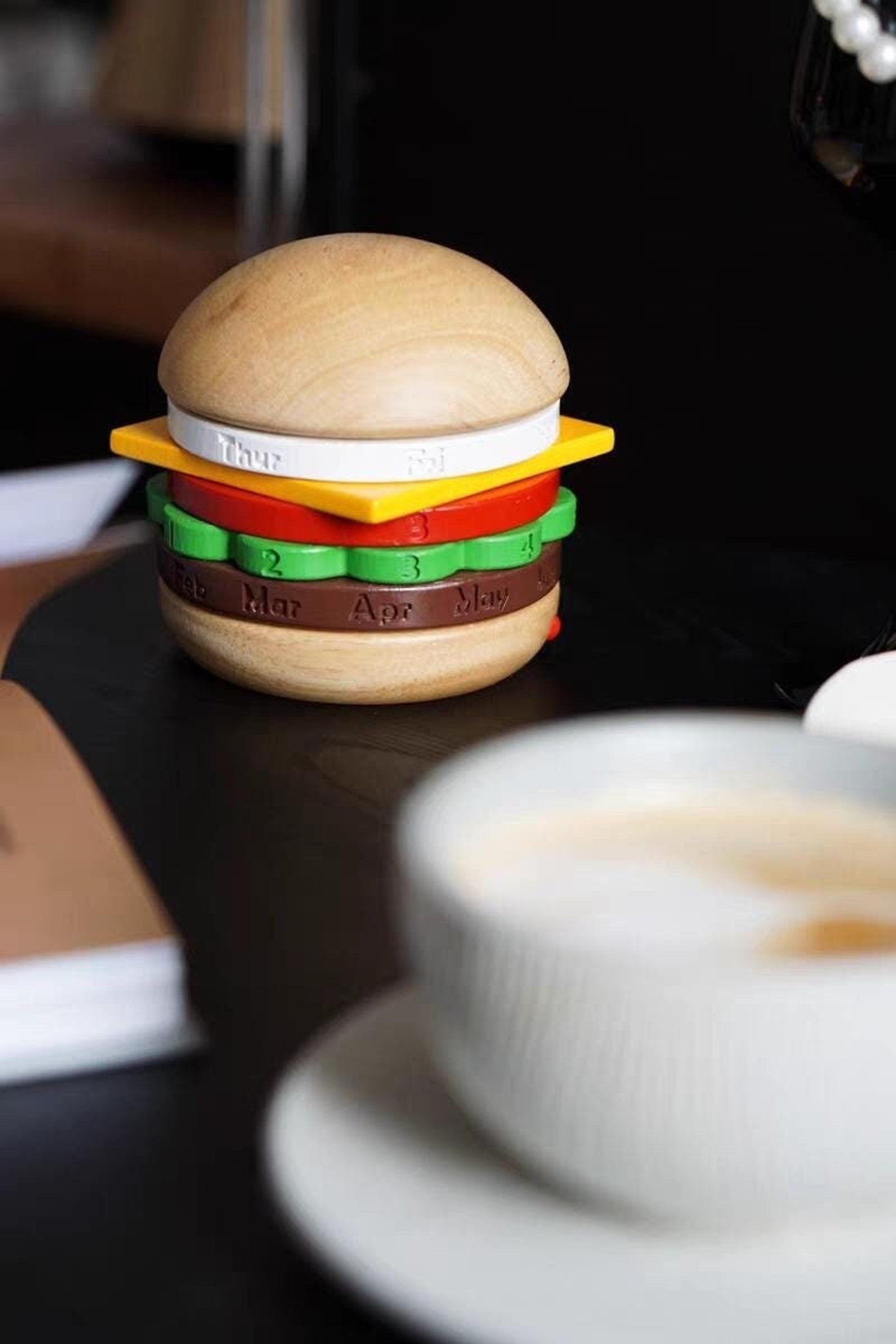 Creative Hamburger Calendar