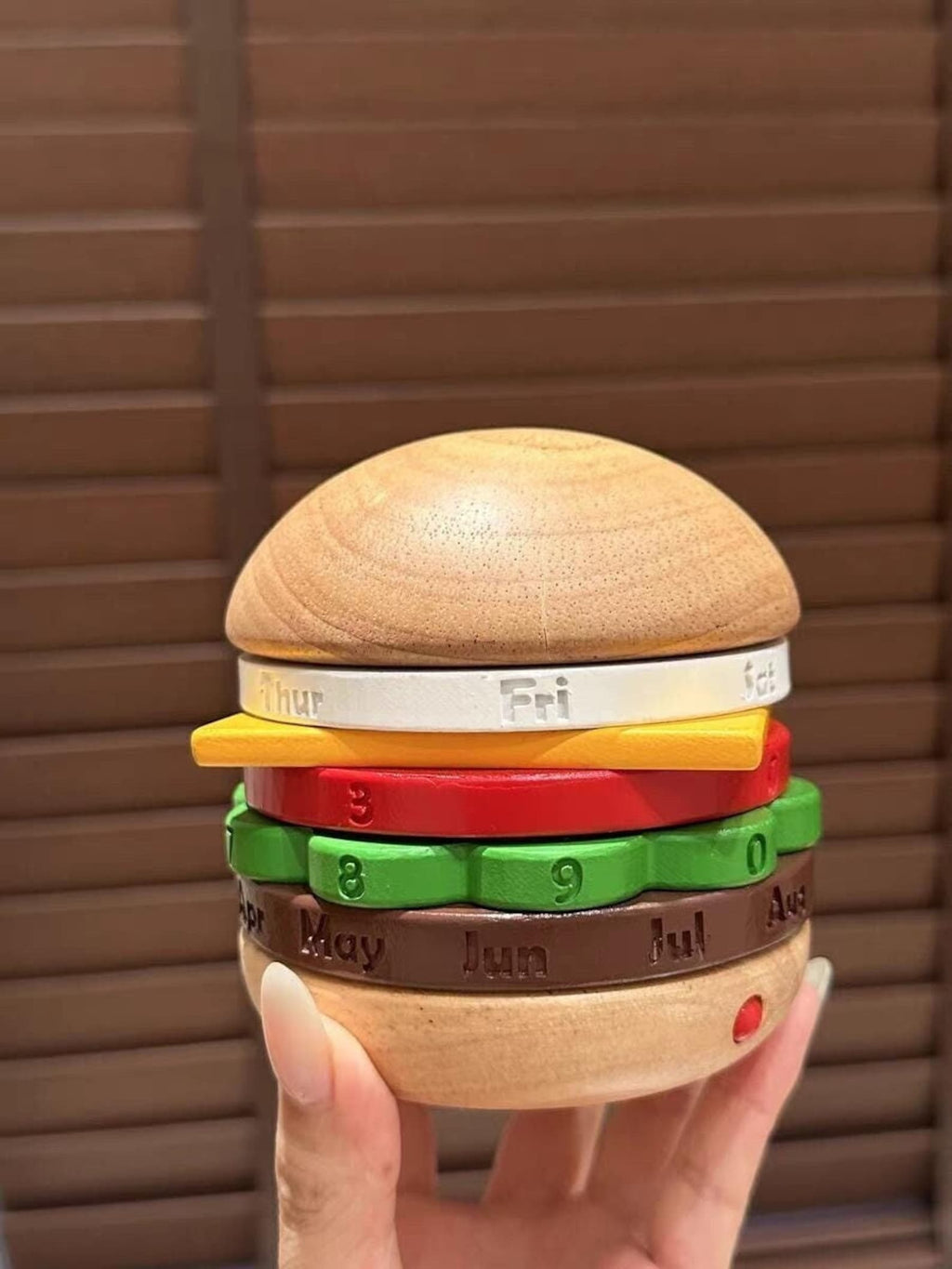 Creative Hamburger Calendar