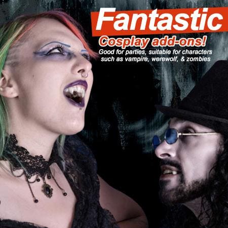  Retractable Halloween Vampire Fangs
