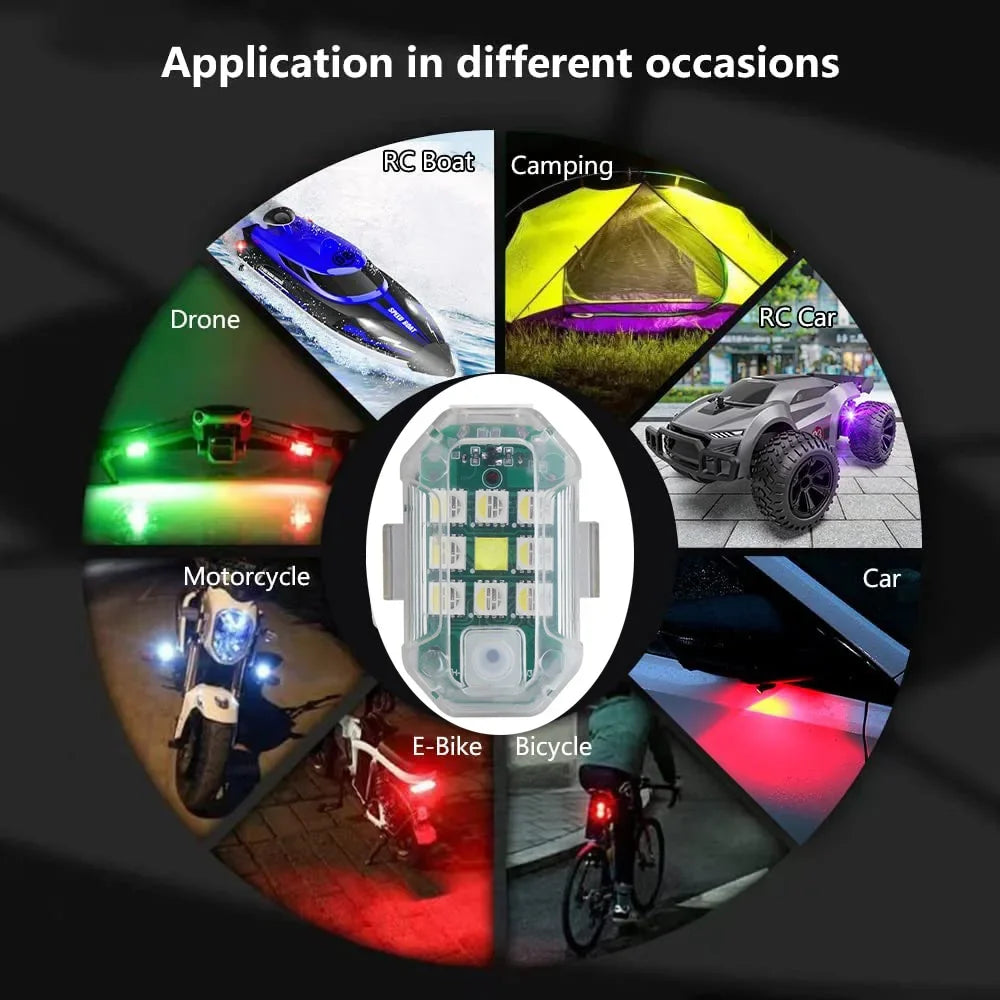 RC Anti-collision Flickering LED Light